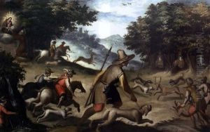 Scene De Chasse Scene De Chasse