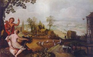 A Harvest Landscape With Apollo And Ceres A Harvest Landscape With Apollo And Ceres