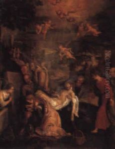 The Entombment by Pozzoserrato