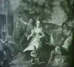 The Foolish Virgins Dancing And Enjoying Temporal Pleasures