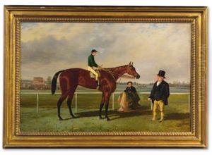 Mr. Martinson's "nancy," F. Marson Up, J. Marson, And A Groom (after Harry Hall)