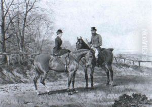 A Gentleman And His Lady Out Riding