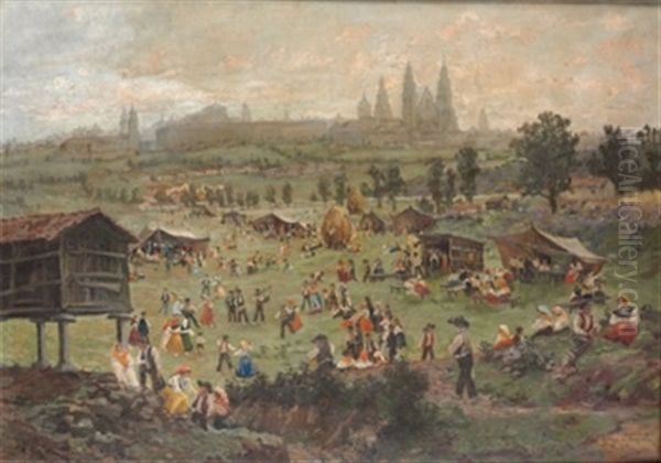 Romeria En Santiago De Compostela - view 1