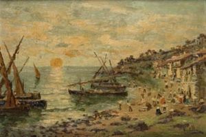 Recogida De La Pesca, Galicia by Miguel Pradilla Gonzalez