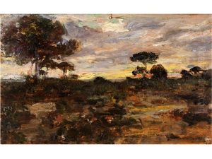 Abendliche Heidelandschaft (study) Abendliche Heidelandschaft (study)