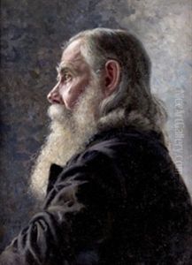 Retrato De Anciano by Francisco Pradilla y Ortiz