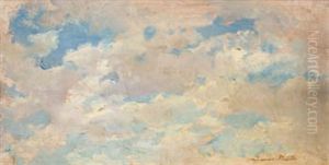Cielo Nuboso (estudio) by Francisco Pradilla y Ortiz