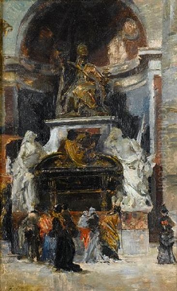 Interior De La Basilica De San Pedro, Monumento Al Papa Urbano Viii, Vaticano - view 1