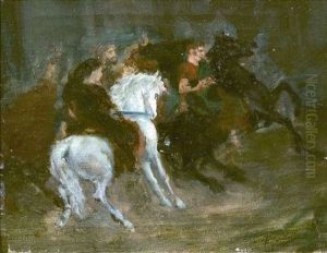 Reiterstudie by Francisco Pradilla y Ortiz