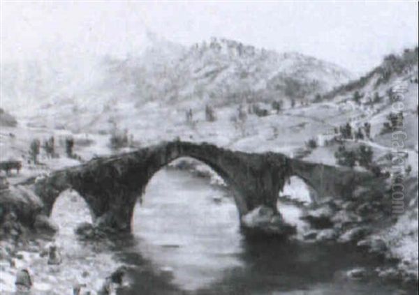 Lavandera En El Rio - view 1