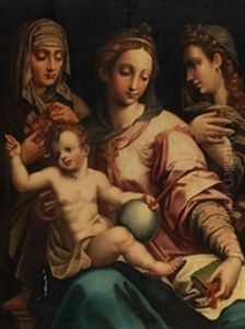 Virgen Con Nino by Blas de Ledesma Prado
