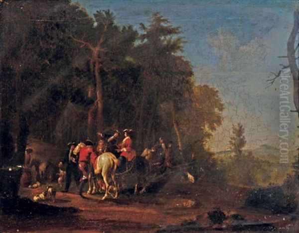 Le Depart Pour La Chasse (+ La Halte Des Chasseurs; Pair) - view 1