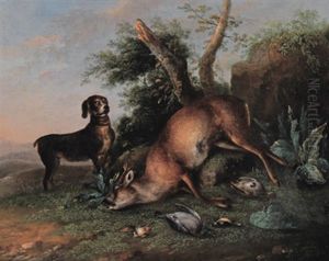 Jagdstillleben (set Of 4) by Wenzel Ignaz Prasch