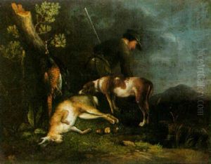 Landscape With A Hunter And His Dog Beside Game Landscape With A Hunter And His Dog Beside Game