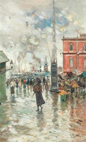 A Bustling Port Scene - view 1