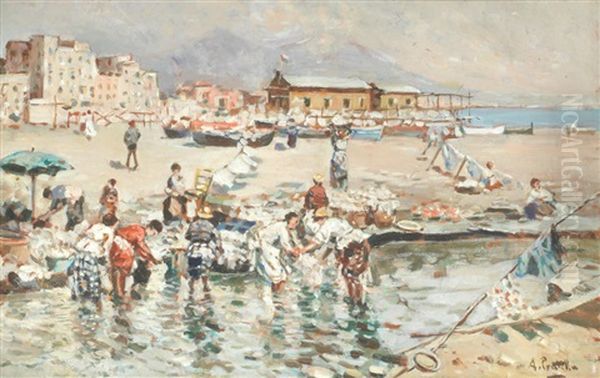 A Coastal Town In Summer - view 1