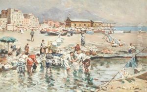 A Coastal Town In Summer