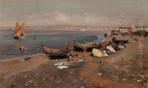 Spiaggia A San Giovanni by Attilio Pratella