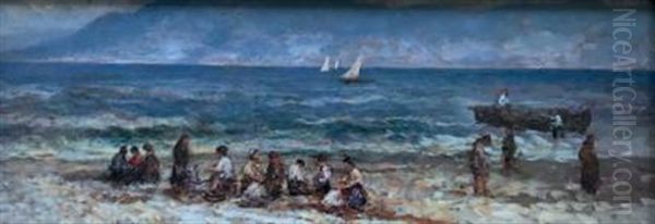 Personnages Au Bord De La Mer - view 1