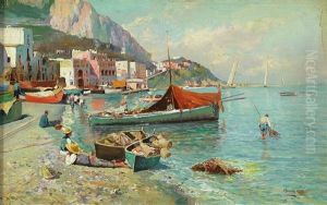 Marina Grande, Capri by Attilio Pratella