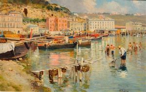 Pescatori Di Telline A Mergellina