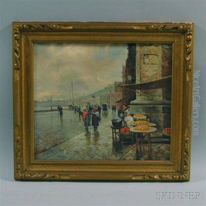 Rainy Day, Coastal Market Town