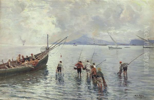 Vongolari Nel Golfo Di Napoli - view 1