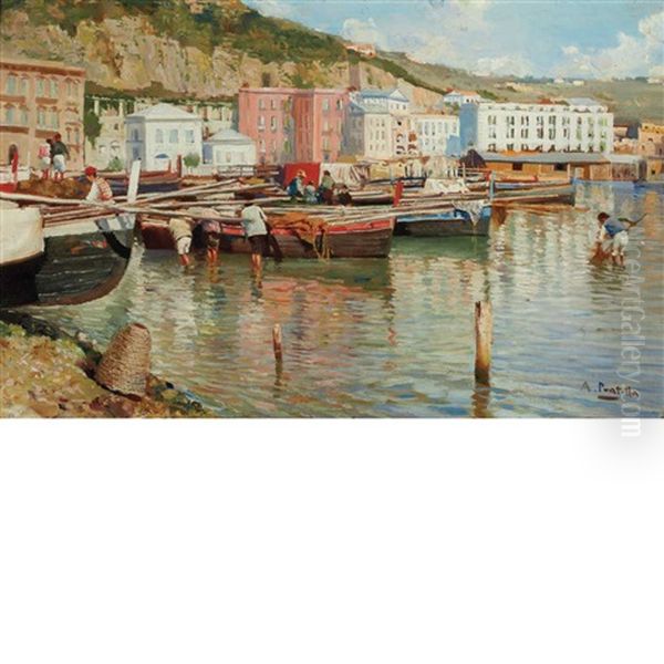 Coastal Fishing Village, Bay Of Naples - view 1