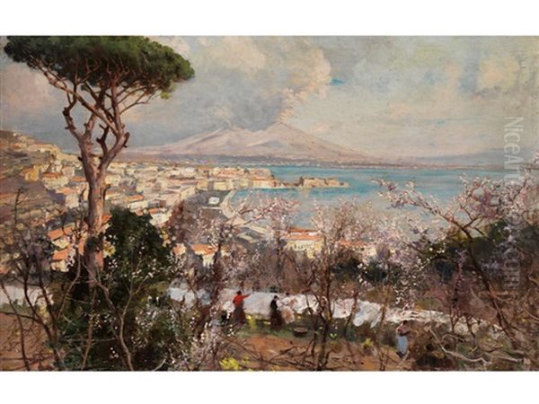 Der Golf Von Napoli Im Fruhling - view 1