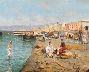 Figures On The Seashore