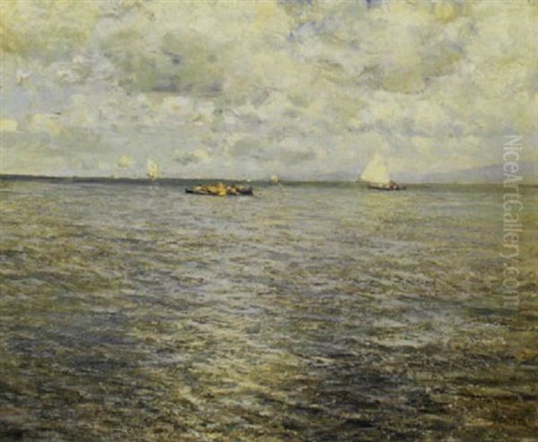 Marina Con Barche E Pescatori - view 1