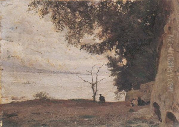 Paesaggio Costiero Con Figure - view 1