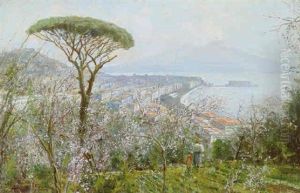 Veduta Del Golfo Di Napoli by Attilio Pratella