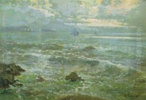 Scirocco - Golfo Di Napoli by Attilio Pratella