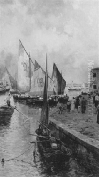 Fishing Boats, Venice - view 1