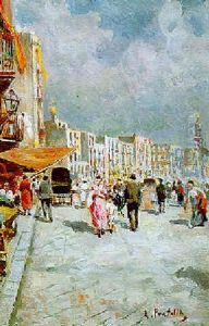 Paesaggio A Napoli by Attilio Pratella