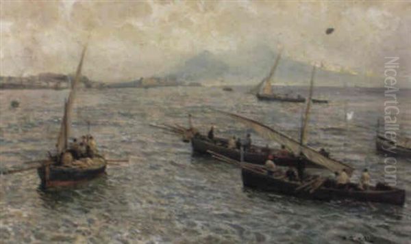 Veduta Del Golfo Di Napoli Da Mergellina - view 1