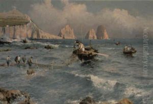 Bringing In The Nets by Attilio Pratella
