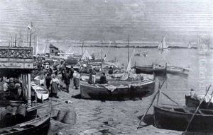 Boats At Dock, Bay Of Naples Boats At Dock, Bay Of Naples