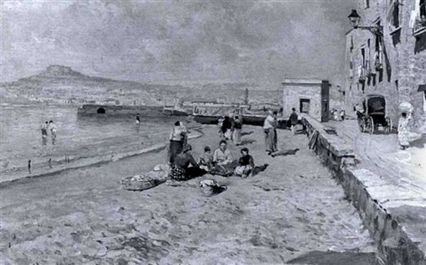 Picnic Scene, Bay Of Naples - view 1