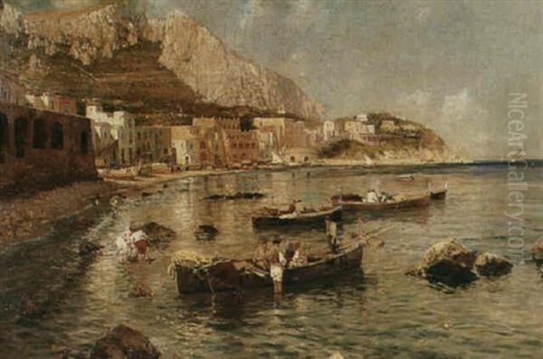 Fisherman In The Bay Of Naples - view 1