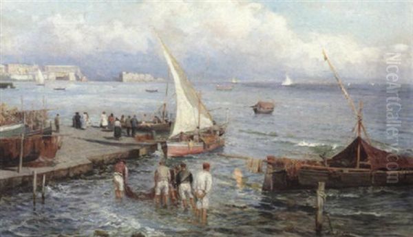 Awaiting The Day's Catch, Bay Of Naples - view 1