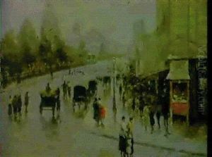 A Street Scene A Street Scene