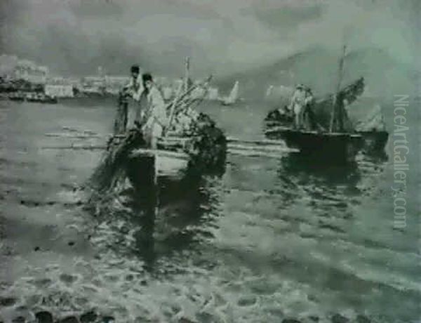 Pescatori Che Ritirano Le Reti - view 1