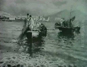Pescatori Che Ritirano Le Reti Pescatori Che Ritirano Le Reti