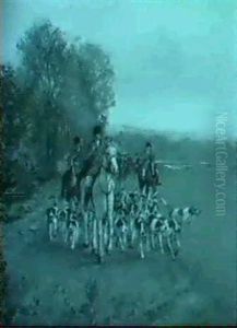 Hunting Scene Hunting Scene