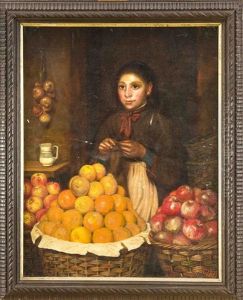 Obstverkauferin by Jonathan Pratt