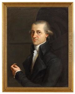 Portrait Of Morgan Lewis (1754-1844) At Age 42 by Matthew Pratt