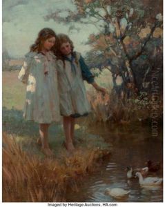 The Duck Pond by William M. Pratt