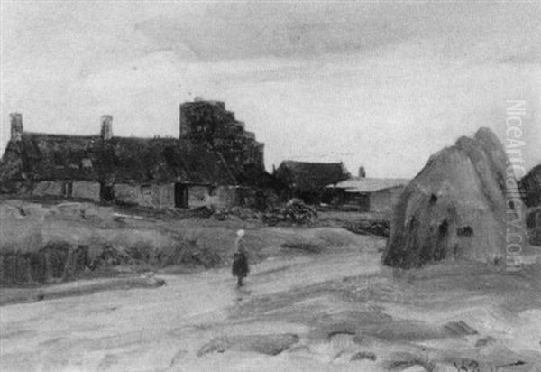 Figure By Cottage - view 1